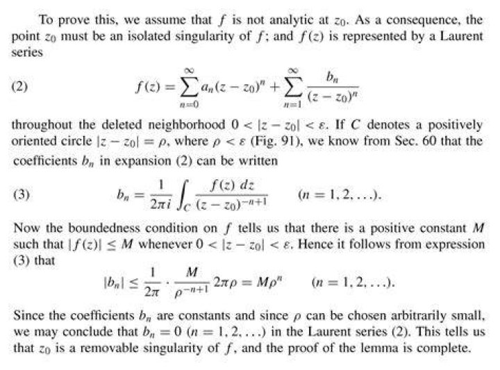 Analyticity and removable singularity