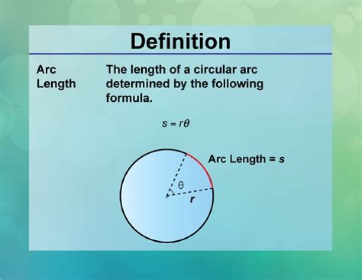 Arc length definition