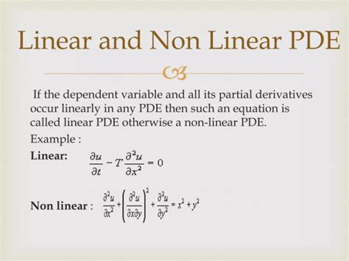 Classification of PDE into linear/nonlinear
