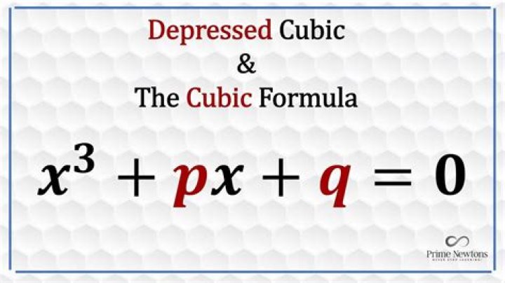 Depressed cubic