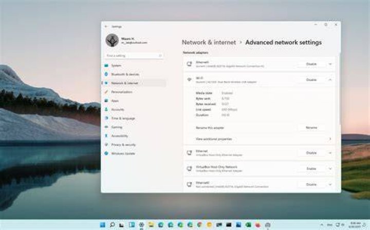 Ethernet status