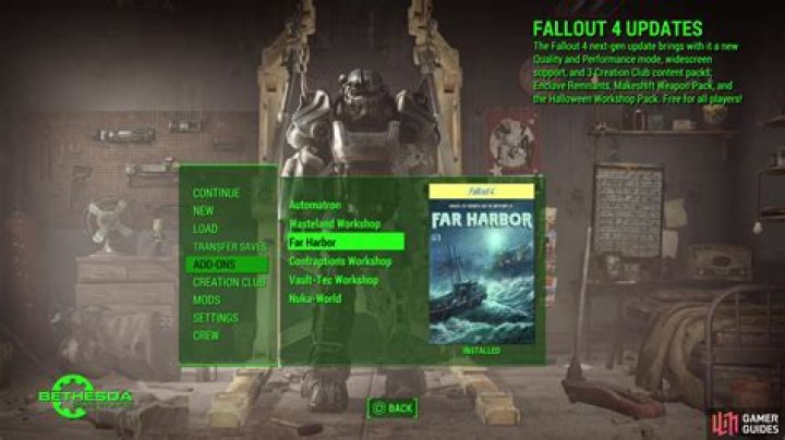 Fallout 4 DLC Items in Base Game