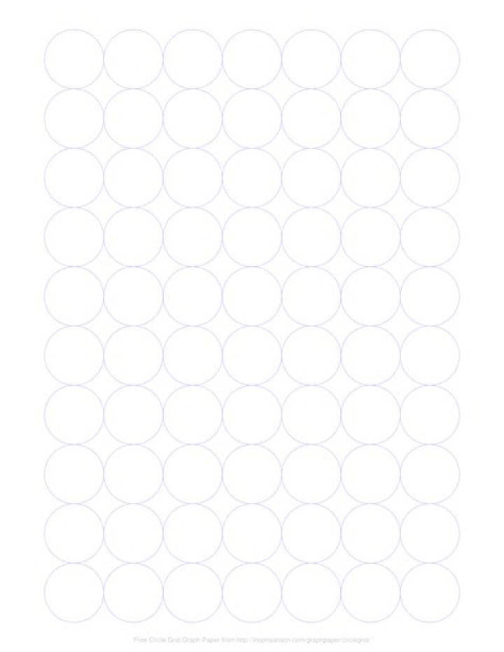 grid of circles