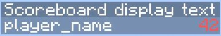 How do I display arbitrary text and numbers in the scoreboard sidebar?