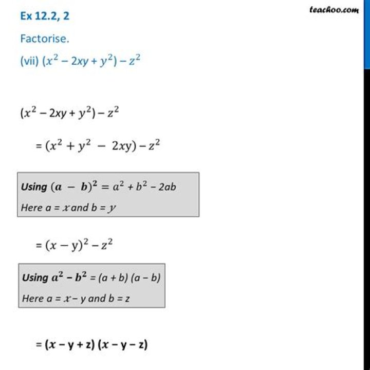 How to factor$ x^2+2xy+y^2 $