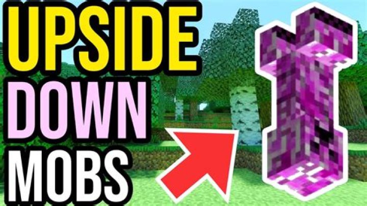 How to make mobs upside down while riding a bat