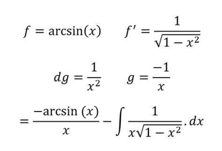 Integral of arcsin(x)/(x^2)