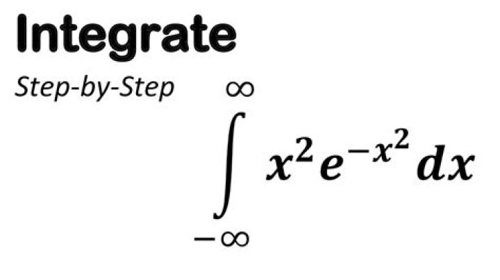 Integral of $x^2 e^{-x^2}$