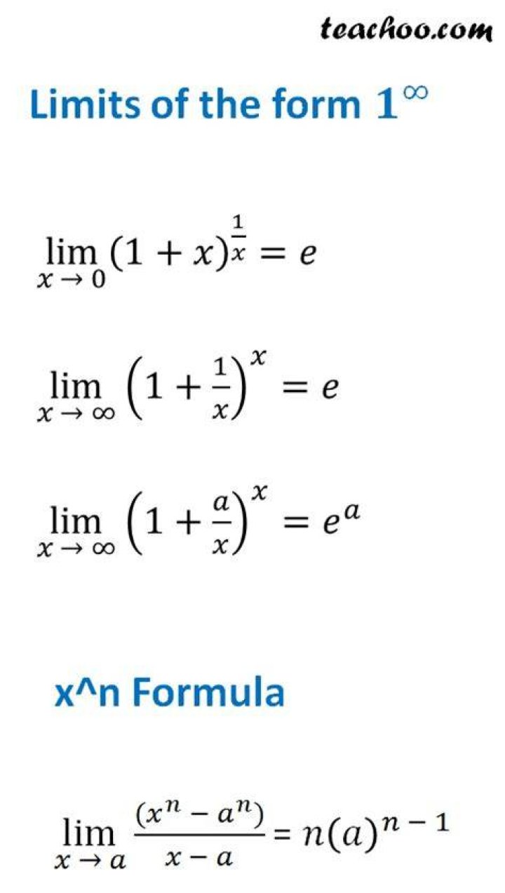 Limit as N goes to Infinity