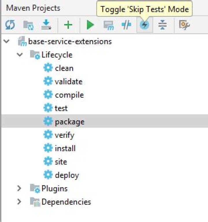 Maven package/install without test (skip tests)