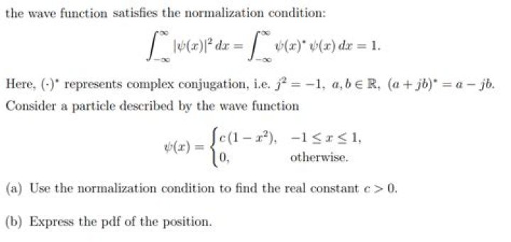 Normalization condition and phase constant(/)