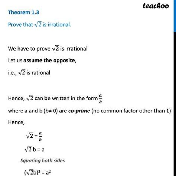 Prove that x is rational