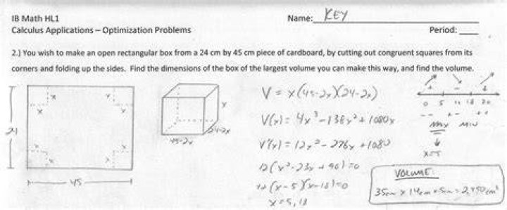 Rectangular Box Optimization Problem