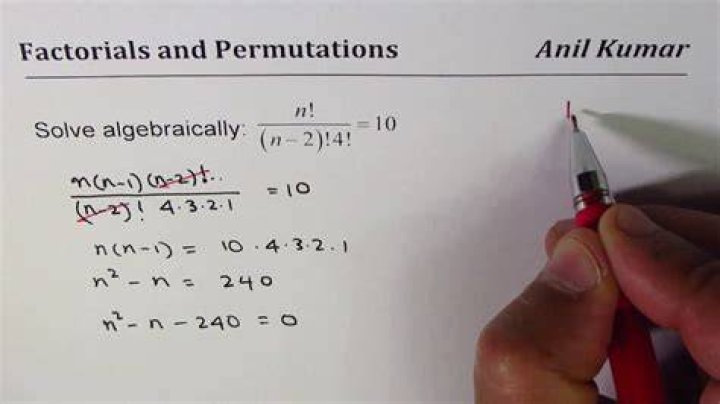 Solving equations with factorials? [duplicate]