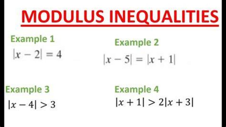 Solving modulus equation systems