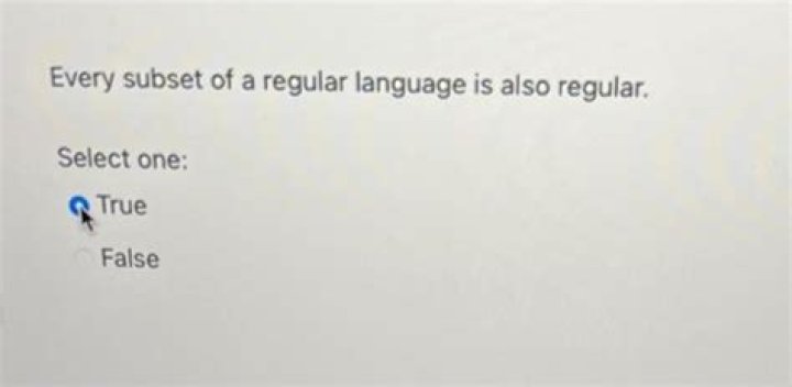 Subset of A Regular Language