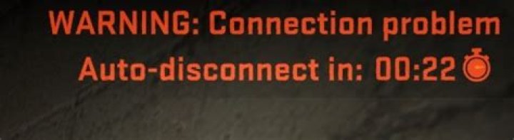 TF2, Warning: Connection Problem, Auto Disconnect in x seconds